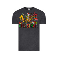 Vintage Black I Dig Christmas Vintage Tee - MaliasSmallBusiness
