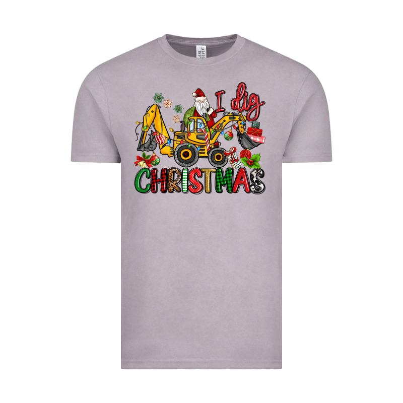 I Dig Christmas Vintage Tee by MaliasSmallBusiness | Teevron