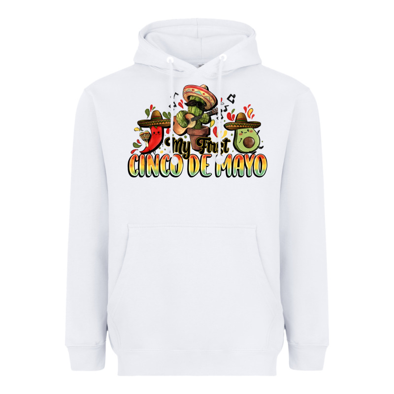 My First Cinco De Mayo Heavyweight Hoodie by FaDigitalArtStudio | Teevron