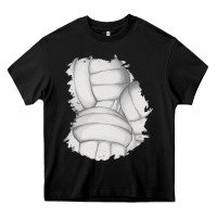 Black 2 volleyball patch Heavy Core Tee - AdoDesignShop