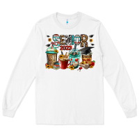 White senior 2023 coffee cups Long Sleeve Tee - Jasminsmagicworld