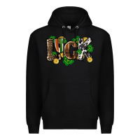 Black Western luck St. Patrick's Day Premium Hoodie - CowGirlArtShop