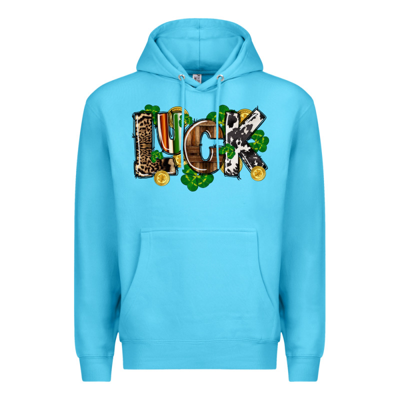 Western Luck St. Patrick's Day Premium Hoodie by CowGirlArtShop | Teevron