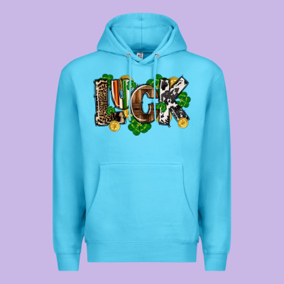 Western Luck St. Patrick's Day Premium Hoodie Designed By Cowgirlartshop