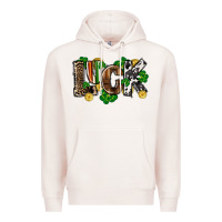 Pale Pink Western luck St. Patrick's Day Premium Hoodie - CowGirlArtShop