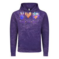 Cloud Purple Peace Love Dental Vintage Hoodie - Jasminsmagicworld