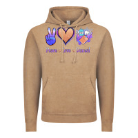 Vintage Coffee Peace Love Dental Vintage Hoodie - Jasminsmagicworld