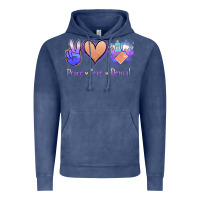 Vintage Denim Peace Love Dental Vintage Hoodie - Jasminsmagicworld