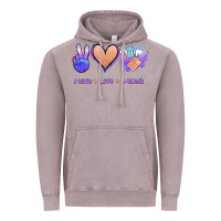 Vintage Zinc Peace Love Dental Vintage Hoodie - Jasminsmagicworld