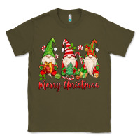 Army Green merry christmas gnomes Classic Tee - MaliasSmallBusiness