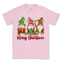 Bubblegum Pink merry christmas gnomes Classic Tee - MaliasSmallBusiness