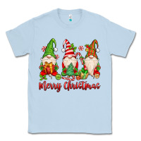 Dusty Blue merry christmas gnomes Classic Tee - MaliasSmallBusiness