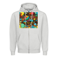 Dove Grey love needs no words Zipper Hoodie - CowGirlArtShop