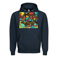 Navy love needs no words Zipper Hoodie - CowGirlArtShop
