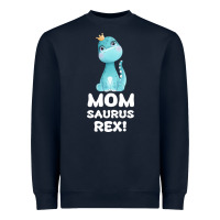 Navy Mommy Saurus Rex Mom Mom Gift Dino Heavyweight Sweatshirt - Bettercallsaul