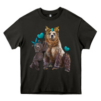 Asphalt mama bear and baby bear Heavy Core Tee - Artiststas
