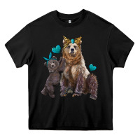 Black mama bear and baby bear Heavy Core Tee - Artiststas