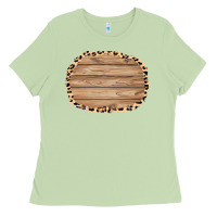 Matcha wood and leopard background 3200x2400 Ladies Tee - AdoDesignShop