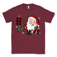 Burgundy ho ho ho Classic Tee - JahusDesignShop