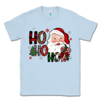 Dusty Blue ho ho ho Classic Tee - JahusDesignShop