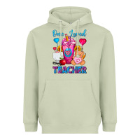 Matcha One Loved Teacher Valentines Day Cold Drink Frappe Heavyweight Hoodie - FaDigitalArtStudio