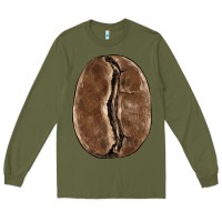 Army Green coffee bean Long Sleeve Tee - BarkalooDesign