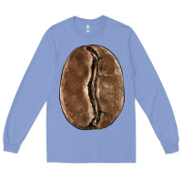 Colony Blue coffee bean Long Sleeve Tee - BarkalooDesign