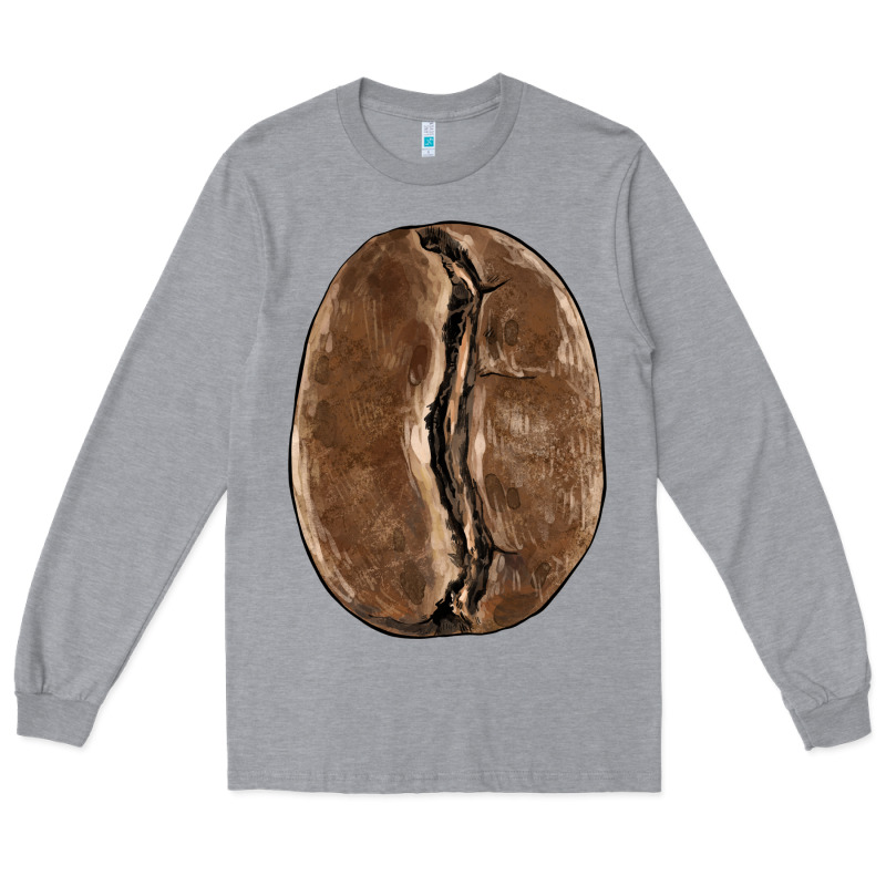 Coffee Bean Long Sleeve Tee by BarkalooDesign | Teevron
