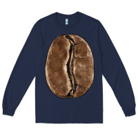 Navy coffee bean Long Sleeve Tee - BarkalooDesign