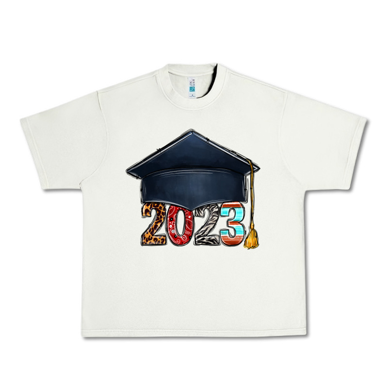 2023 Graduation Hat Bbs Urban Heavy Tee by BundleAndBundleShop | Teevron