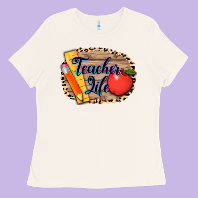 Teacher Life Background 3200x2400 Ladies Tee Designed By Adodesignshop