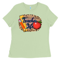Matcha teacher life background 3200x2400 Ladies Tee - AdoDesignShop