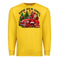 Lemon Valentine's Day hanging with my gnomies Premium Sweatshirt - FaDigitalArtStudio
