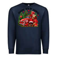 Navy Valentine's Day hanging with my gnomies Premium Sweatshirt - FaDigitalArtStudio