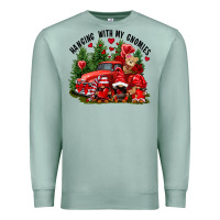 Seafoam Valentine's Day hanging with my gnomies Premium Sweatshirt - FaDigitalArtStudio