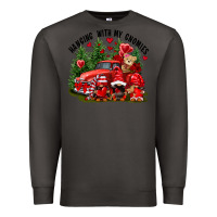 Smoke Valentine's Day hanging with my gnomies Premium Sweatshirt - FaDigitalArtStudio