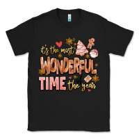 Black its the most wonderful time of the year Classic Tee - MaliasSmallBusiness