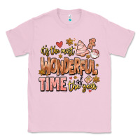 Bubblegum Pink its the most wonderful time of the year Classic Tee - MaliasSmallBusiness