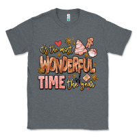 Charcoal Heather its the most wonderful time of the year Classic Tee - MaliasSmallBusiness