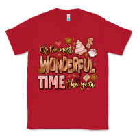 Red its the most wonderful time of the year Classic Tee - MaliasSmallBusiness