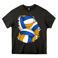 Asphalt volleyball patch Heavy Core Tee - AdoDesignShop