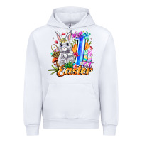 White MY easter Urban Hoodie - CowhideDigitalArt