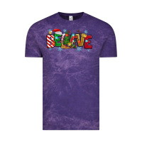 Cloud Purple Christmas Believe Vintage Tee - MaliasSmallBusiness