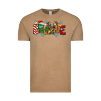 Vintage Coffee Christmas Believe Vintage Tee - MaliasSmallBusiness