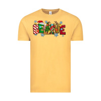 Vintage Mustard Christmas Believe Vintage Tee - MaliasSmallBusiness