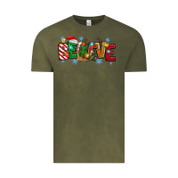 Vintage Olive Christmas Believe Vintage Tee - MaliasSmallBusiness