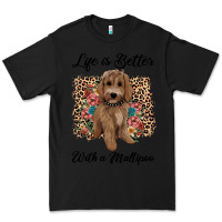 Black life is better with a maltipoo Premium Tee - BarkalooDesign
