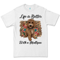 White life is better with a maltipoo Premium Tee - BarkalooDesign