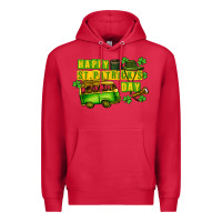 Cardinal Camper Happy St. Patrick's Day Premium Hoodie - CowGirlArtShop
