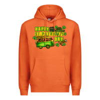 Carrot Camper Happy St. Patrick's Day Premium Hoodie - CowGirlArtShop